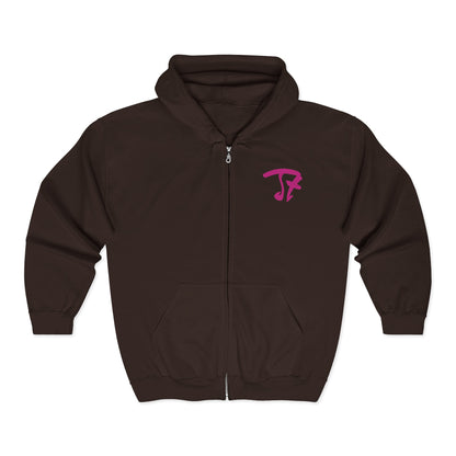 Jt Apparel Made To Stand Out Dual Color (Pink/Brown) Zip Up