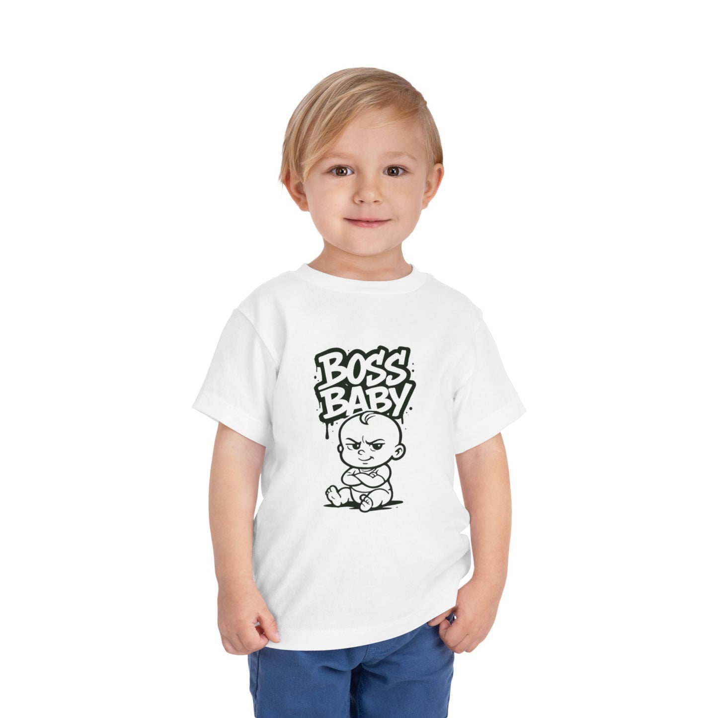 Boss Baby Toddler Tee - Fun Short Sleeve T-Shirt for Kids