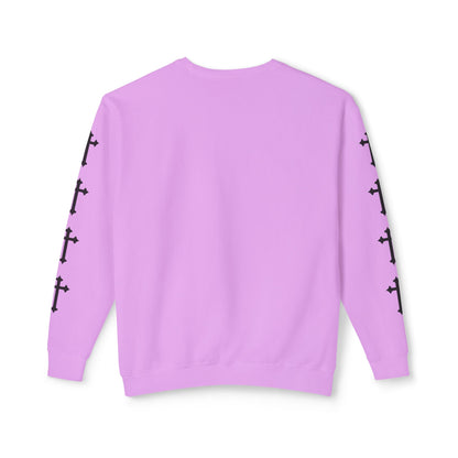 Jt Apparel Cross Sleeve Design Crewneck (Ivory, Peachy, Chalky Mint, Hydrangea, Neon Violet)