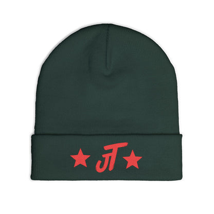 Jt Apparel Red Star Design Beanie