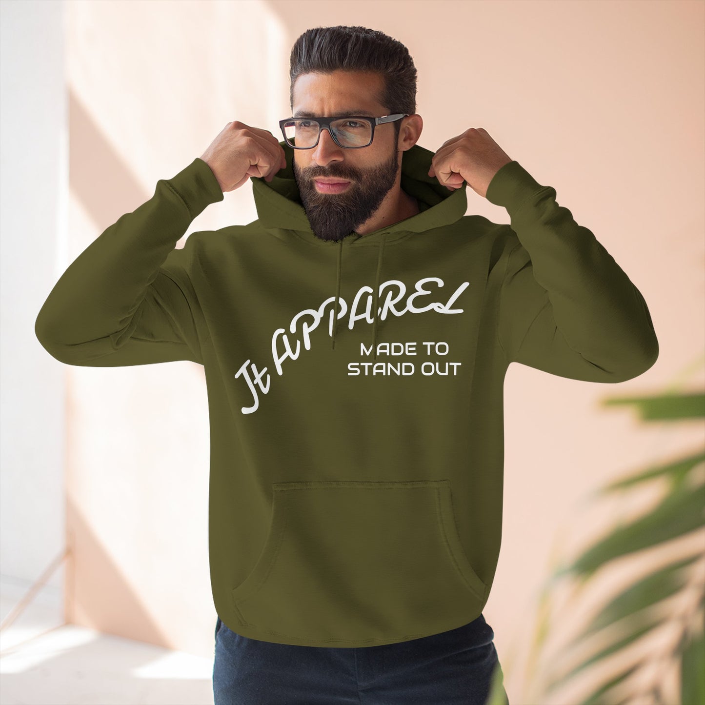 Jt Apparel (Made To Stand Out) Average Is Dead Design Pull Over Hoodie